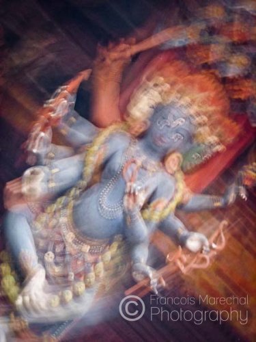Within Hinduism a large number of deities are worshipped. Often these beings are depicted in humanoid or partially humanoid forms, complete with a set of unique iconography. They may be different but they are generally all considered forms of the supreme Brahman.