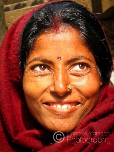 Definitely one of the most beautiful smile I've got to see while walking the streets of Kathmandu.