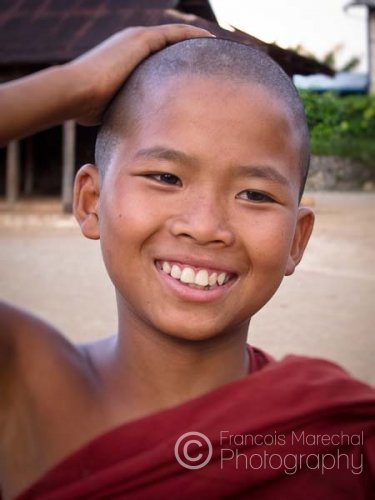 In Buddhism, a novice monk is known as a samanera. It literally means 'small samana', or small renunciate, where 'small' has the meaning of boy or girl.