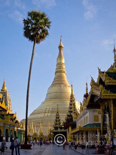 Originally built between the 6th and 10th centuries, the Shwedagon Paya is the most sacred of all Buddhist sites in Myanmar. Its gilded supa enshrines relics from past Buddhas, including 8 hairs from Gautama.