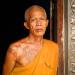 It seems that this monk is a fervent adept of cup massage. Cup massage is performed with medical cups, which have vacuum-sucking and thermal impact on the skin and muscles. That is definitely a therapy that leaves its marks.
