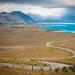 An astronomical observatory is located at Mount John, which is on the southern shore of Lake Tekapo. The lake is a popular tourist destination with its turquoise waters and mountainous backdrop.