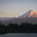 Mount Taranaki, or Mount Egmont, is an active stratovolcano on the west coast of New Zealand's North Island. The 2518-metre-high conical mountain dominates the Egmont National Park.