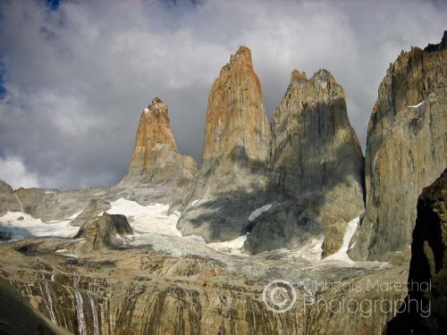 World famous granite monoliths shaped by the forces of glaciers.